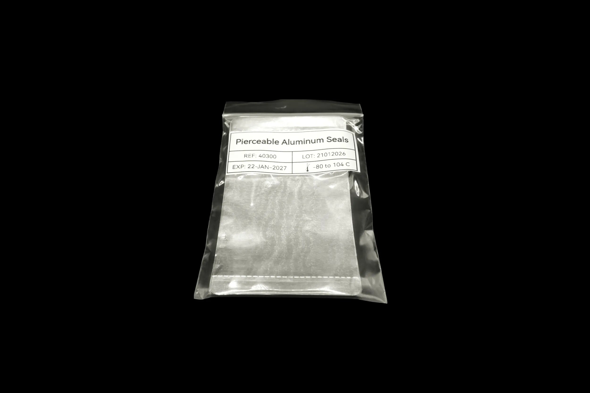 Pierceable Aluminum Seals, 25 Pack